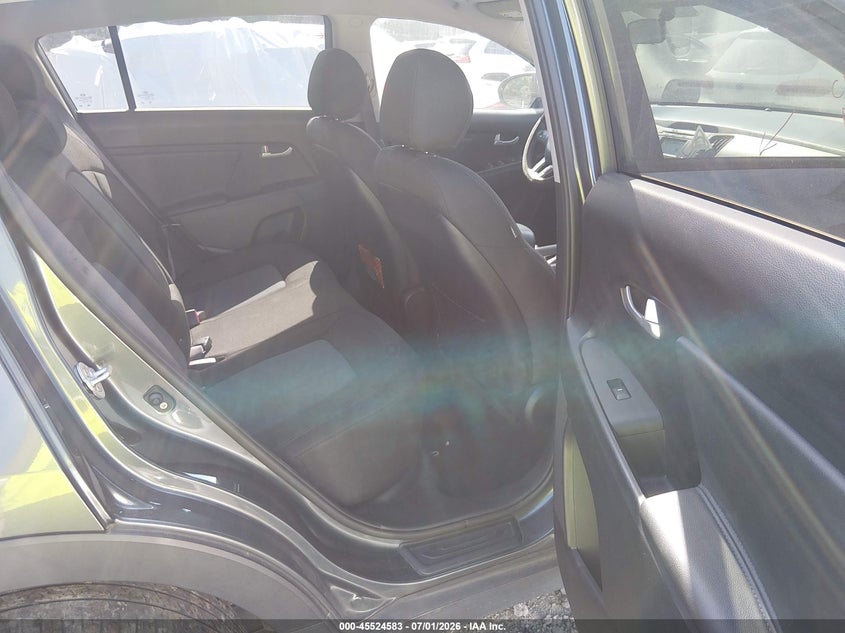 2014 Kia Sportage VIN KNDPB3AC4E7564722 IAAI salvage auction — RIGHT FRONT, Salvage (South Carolina), sold $1,600 on 2026-07-28 (photo 8)
