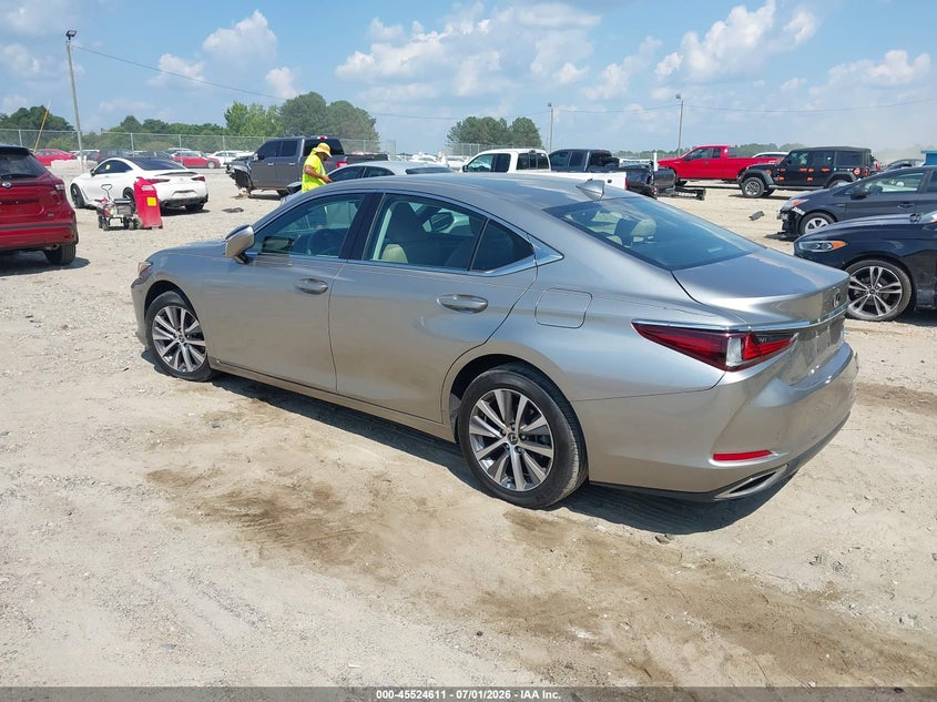 2021 Lexus ES VIN 58ACZ1B12MU087773 IAAI salvage auction — RIGHT REAR, Salvage (Georgia), sold $12,100 on 2026-07-29 (photo 3)