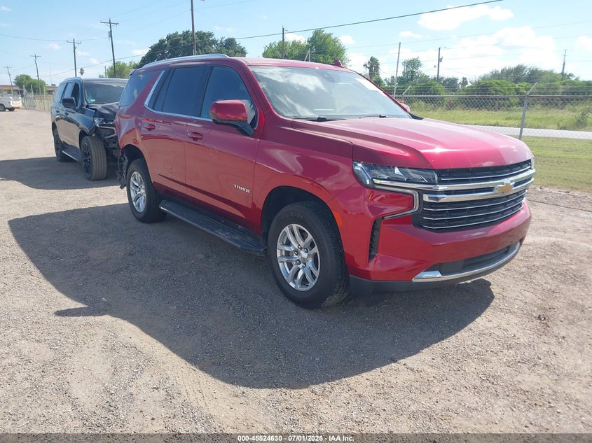 2021 Chevrolet Tahoe VIN 1GNSCNKD6MR361786 — IAAI salvage auction photo