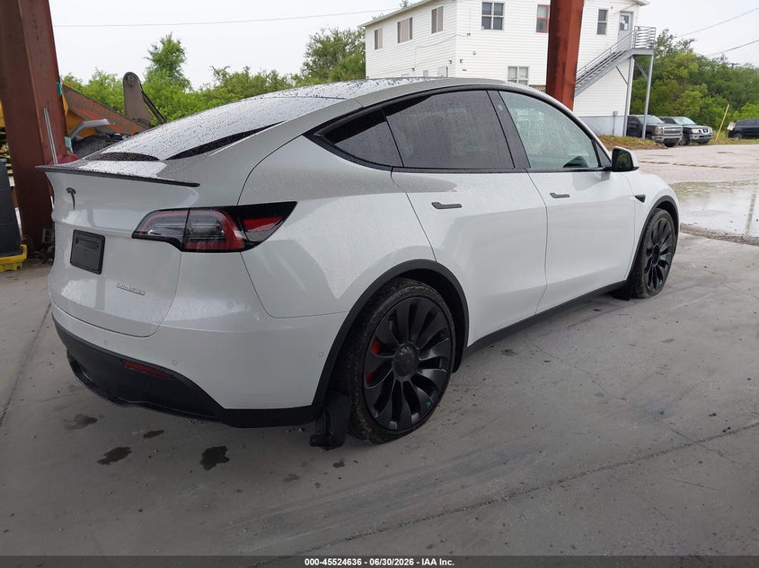 2022 Tesla Model y VIN 7SAYGDEF1NF517533 IAAI salvage auction — UNDERCARRIAGE, Certificate Of Destruction (Florida), sold $13,100 on 2026-07-30 (photo 4)