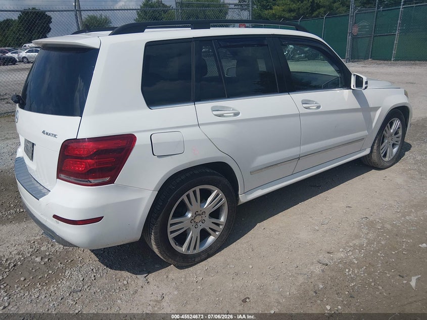 2015 Mercedes-benz Glk-klasse VIN WDCGG8JB0FG425379 IAAI salvage auction — SALT WATER, Salvage (Tennessee), sold $1,600 on 2026-08-04 (photo 4)