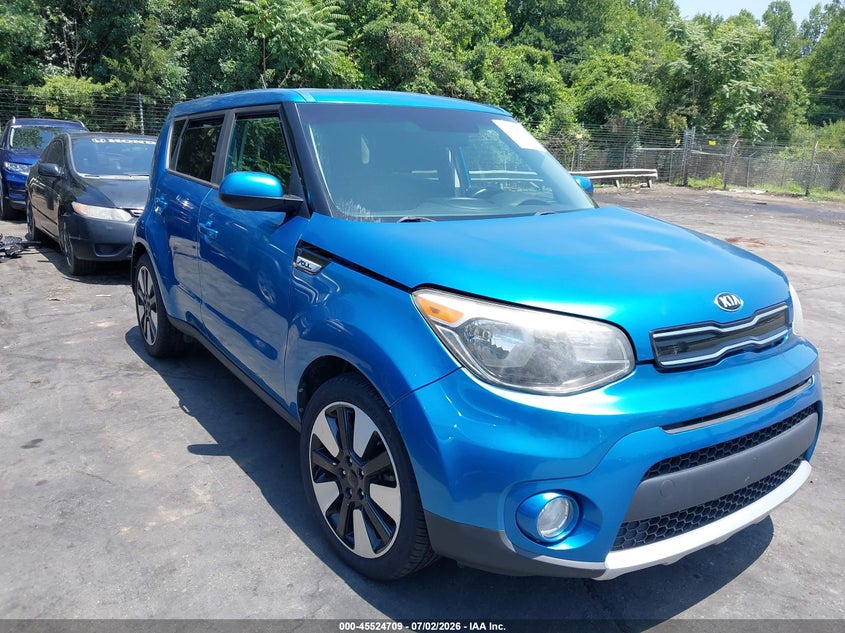 2018 Kia Soul VIN KNDJP3A57J7587012 IAAI salvage auction — ROLLOVER, Salvage (North Carolina), sold $975 on 2026-07-31 (photo 1)