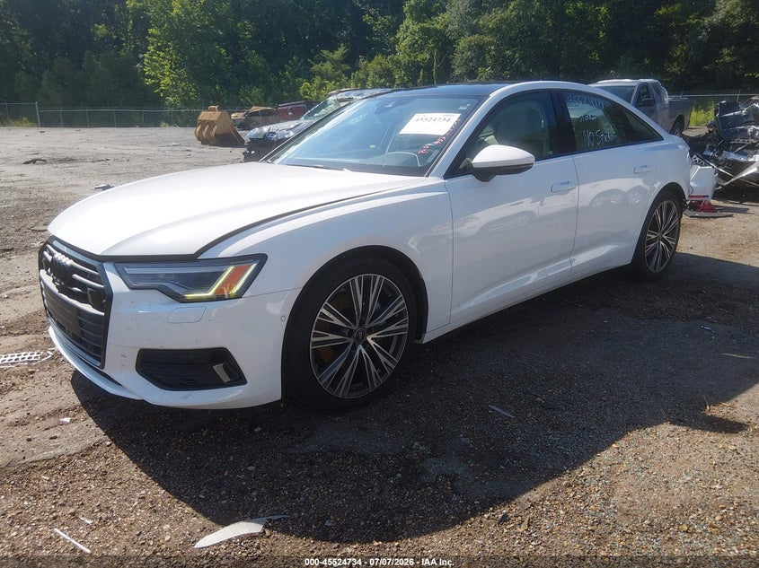 2022 Audi A6 VIN WAUE3BF27NN014230 IAAI salvage auction — REAR END, Salvage (Mississippi), sold $8,100 on 2026-08-02 (photo 2)