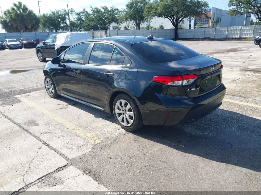 2022 Toyota Corolla VIN JTDEPMAE3NJ197427 IAAI salvage auction — FRONT END, Certificate Of Destruction (Florida), sold $2,950 on 2026-07-29 (photo 3)