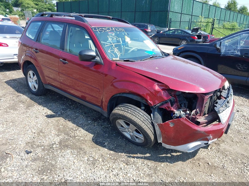 2012 Subaru Forester VIN JF2SHABC8CH413953 IAAI salvage auction — NORMAL WEAR, Clear (New York), sold $475 on 2026-07-28 (photo 1)