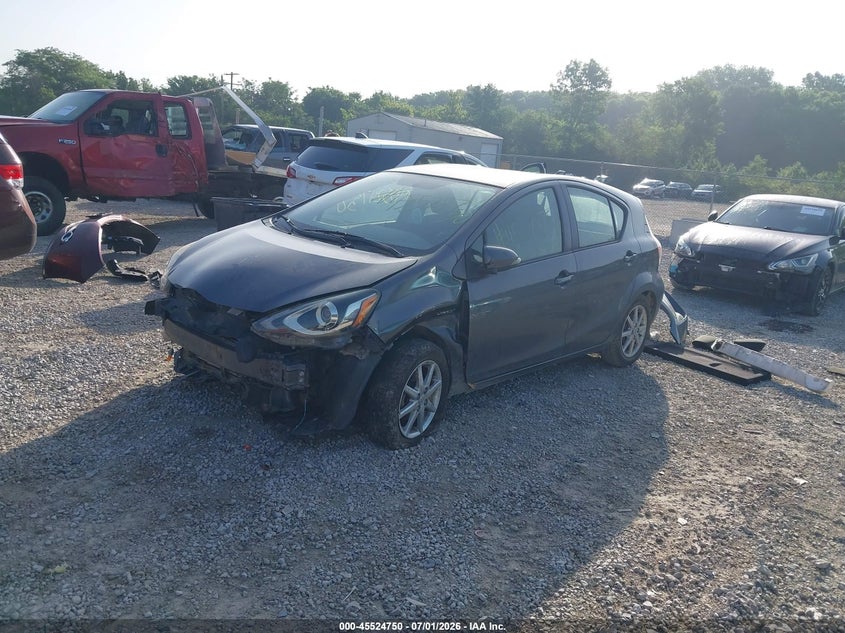 2015 Toyota Prius c VIN JTDKDTB30F1098374 IAAI salvage auction — FRONT END, Salvage (Ohio), sold $950 on 2026-07-29 (photo 2)