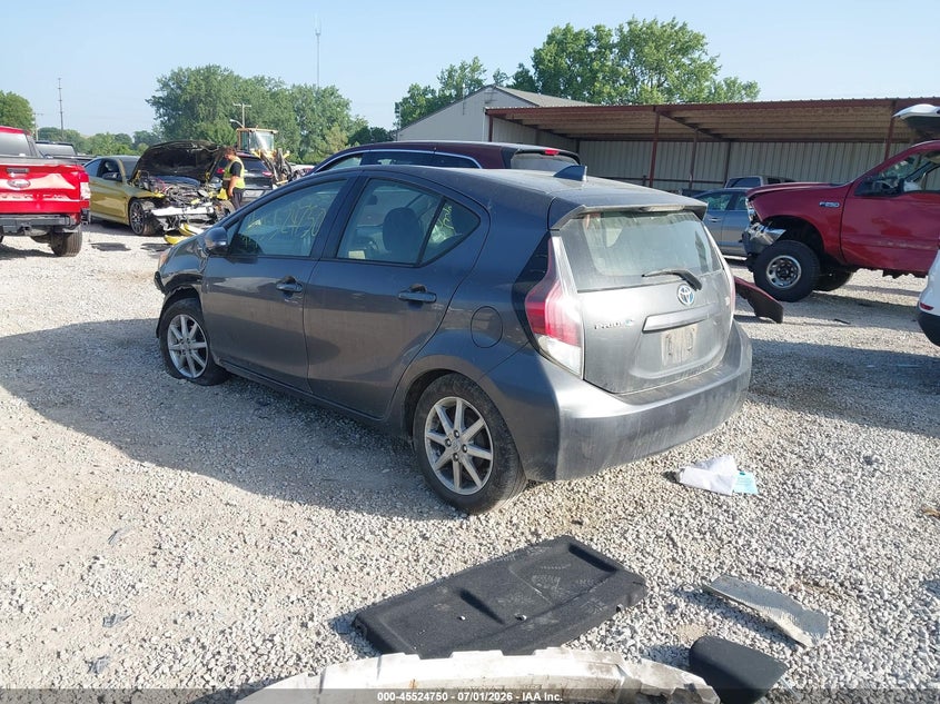 2015 Toyota Prius c VIN JTDKDTB30F1098374 IAAI salvage auction — FRONT END, Salvage (Ohio), sold $950 on 2026-07-29 (photo 3)