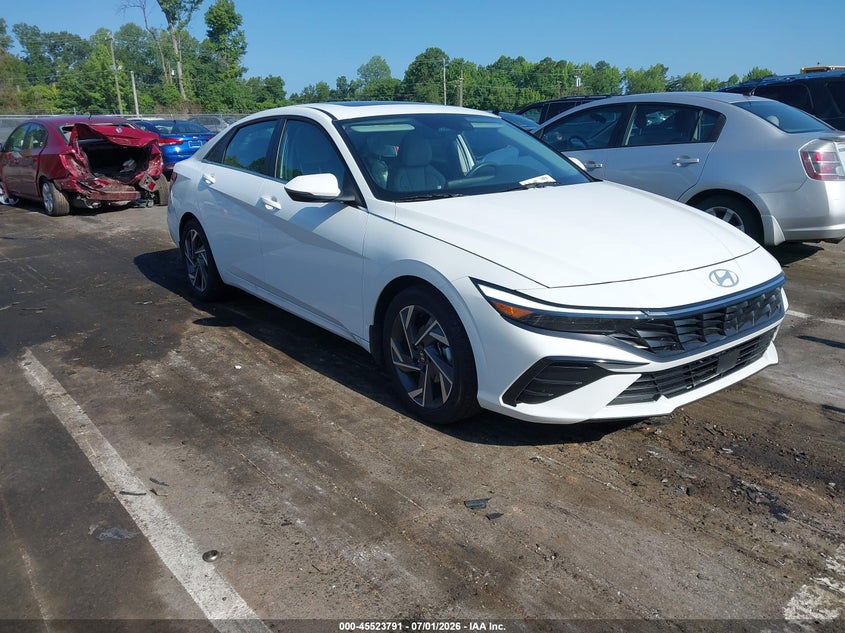 2025 Hyundai Elantra VIN KMHLP4DG8SU065256 IAAI salvage auction — SIDE, Salvage (North Carolina), sold $7,000 on 2026-08-02 (photo 1)