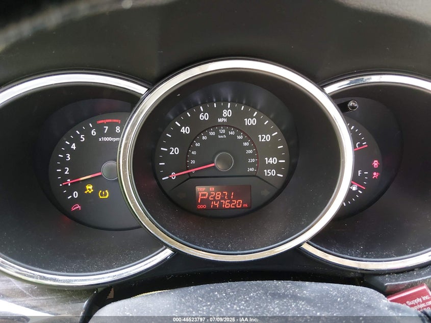 2013 Kia Sorento VIN 5XYKU4A64DG333020 IAAI salvage auction — NORMAL WEAR, Original (Ohio), sold $1,350 on 2026-07-22 (photo 7)