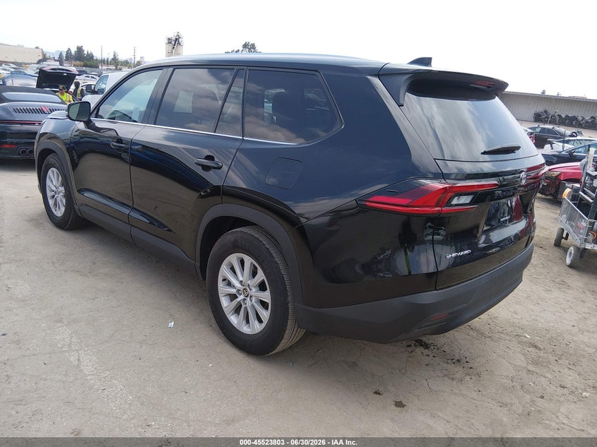 2026 Toyota Highlander VIN 5TDACAB53TS093849 IAAI salvage auction — FRONT END, Salvage (California), sold $29,300 on 2026-07-09 (photo 3)