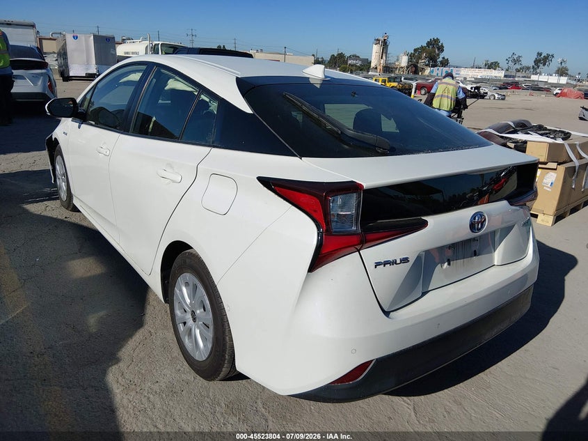 2019 Toyota Prius VIN JTDKARFU4K3074284 IAAI salvage auction — FRONT END, Salvage (California), sold $2,250 on 2026-07-29 (photo 3)
