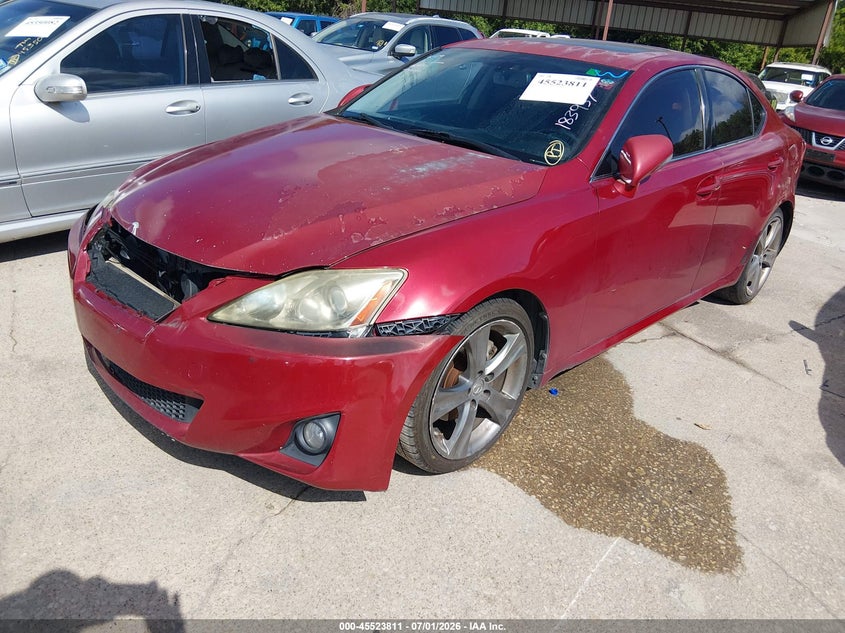 2012 Lexus Is 250 VIN JTHBF5C27C5183937 IAAI salvage auction — NORMAL WEAR, Original (Texas), sold $500 on 2026-07-29 (photo 2)
