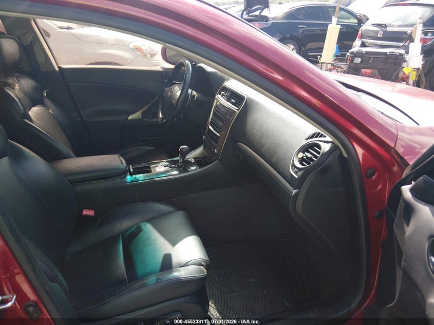 2012 Lexus Is 250 VIN JTHBF5C27C5183937 IAAI salvage auction — NORMAL WEAR, Original (Texas), sold $500 on 2026-07-29 (photo 5)