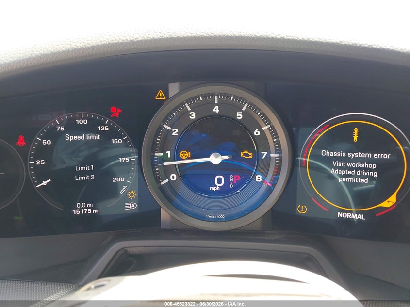2021 Porsche 911 VIN WP0CA2A93MS239717 IAAI salvage auction — Front End, Salvage, sold $39,600 on 2026-07-08 (photo 7)