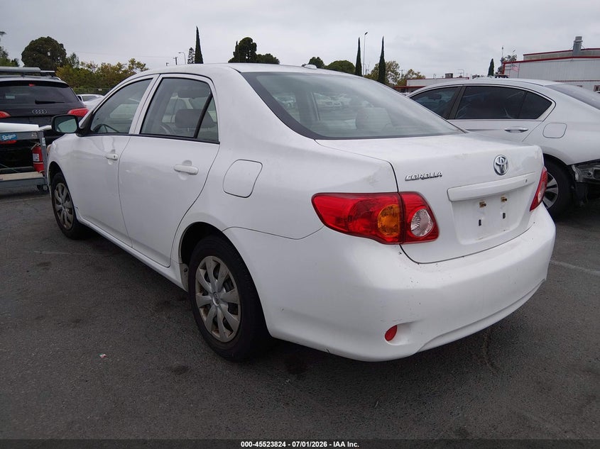 2009 Toyota Corolla VIN JTDBL40E499027813 IAAI salvage auction — NORMAL WEAR, Clear - Dealer Only (California), sold $1,350 on 2026-07-09 (photo 3)
