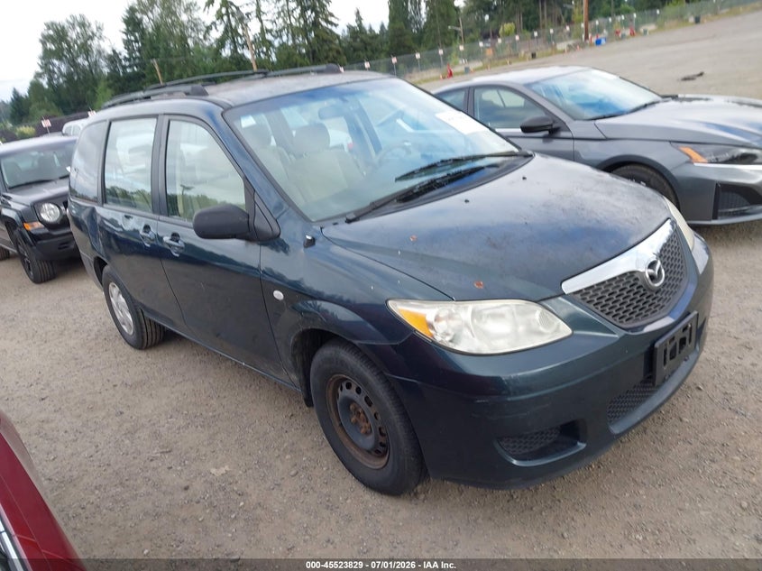 2006 Mazda Mpv VIN JM3LW28A960561866 IAAI salvage auction — NORMAL WEAR, Clear (Washington), sold $400 on 2026-07-08 (photo 1)