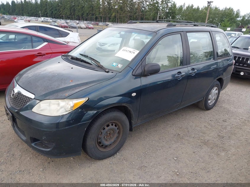 2006 Mazda Mpv VIN JM3LW28A960561866 IAAI salvage auction — NORMAL WEAR, Clear (Washington), sold $400 on 2026-07-08 (photo 2)
