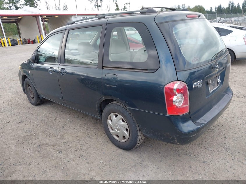 2006 Mazda Mpv VIN JM3LW28A960561866 IAAI salvage auction — NORMAL WEAR, Clear (Washington), sold $400 on 2026-07-08 (photo 3)