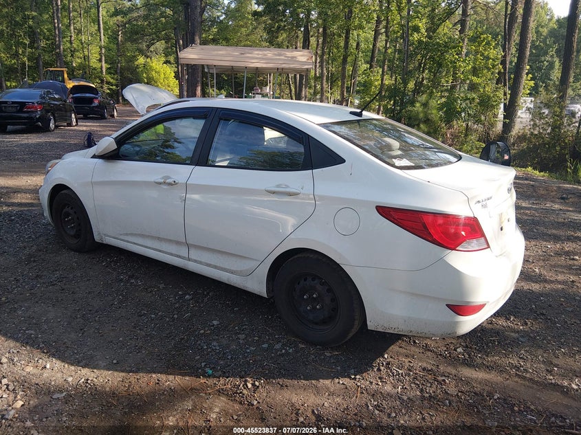 2015 Hyundai Accent VIN KMHCT4AE7FU857189 IAAI salvage auction — NORMAL WEAR, Clear (Virginia), sold $175 on 2026-07-28 (photo 3)