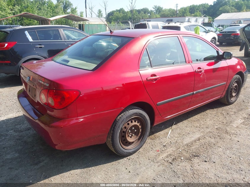 2007 Toyota Corolla VIN JTDBR32E070120612 IAAI salvage auction — LEFT SIDE, Clear (Maryland), sold $1,400 on 2026-07-14 (photo 4)