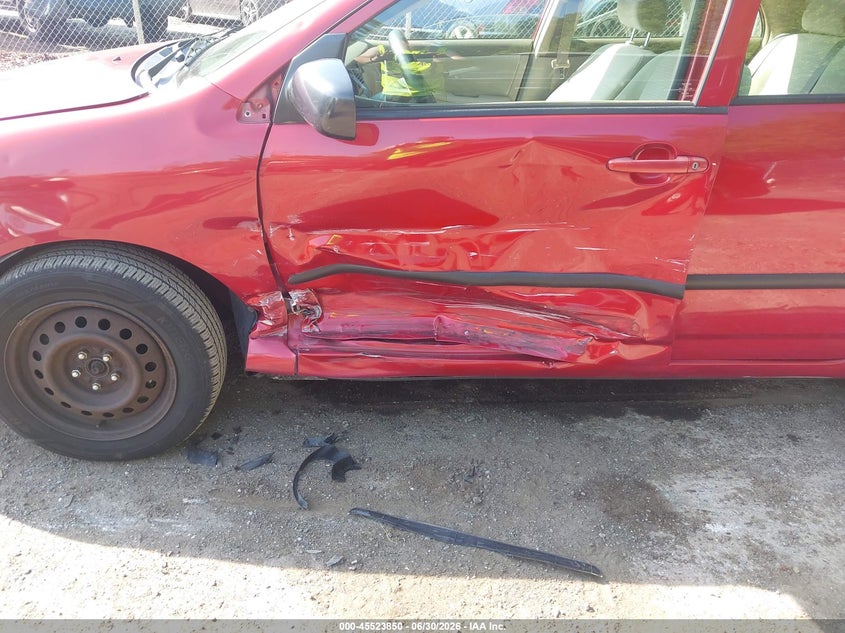 2007 Toyota Corolla VIN JTDBR32E070120612 IAAI salvage auction — LEFT SIDE, Clear (Maryland), sold $1,400 on 2026-07-14 (photo 6)