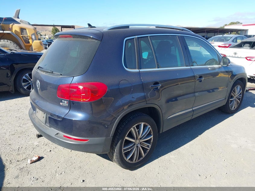 2016 Volkswagen Tiguan VIN WVGBV7AX1GW578254 IAAI salvage auction — NORMAL WEAR, Clear-Dealer Only (Oregon), sold $1,850 on 2026-07-16 (photo 4)