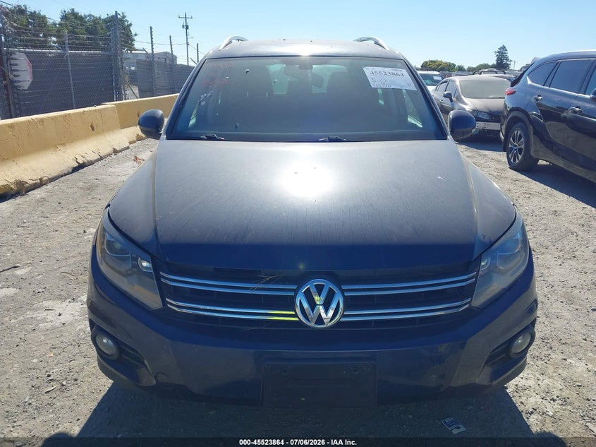 2016 Volkswagen Tiguan VIN WVGBV7AX1GW578254 IAAI salvage auction — NORMAL WEAR, Clear-Dealer Only (Oregon), sold $1,850 on 2026-07-16 (photo 6)