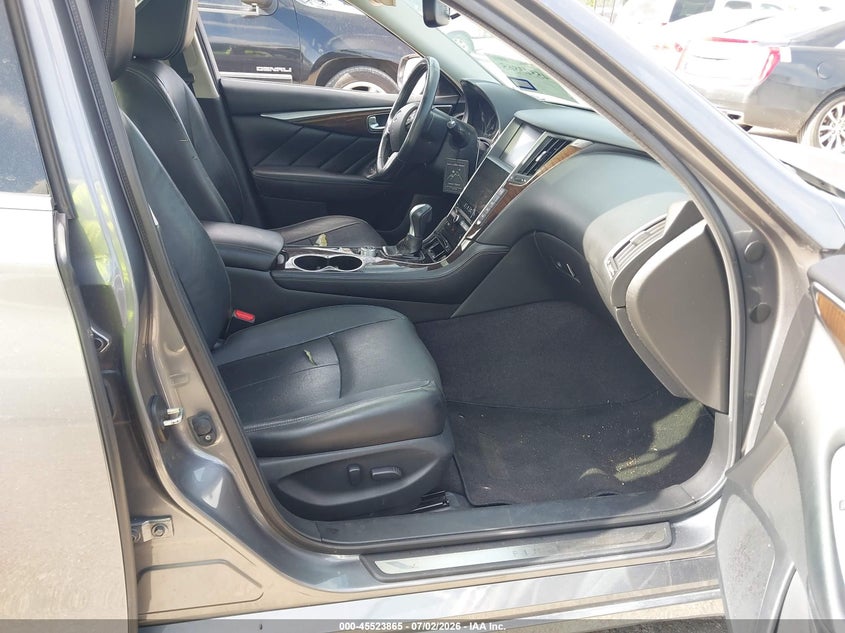 2015 Infiniti Q50 VIN JN1BV7AR9FM399804 IAAI salvage auction — NORMAL WEAR, Original (Texas), sold $25 on 2026-07-22 (photo 5)