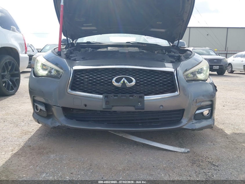 2015 Infiniti Q50 VIN JN1BV7AR9FM399804 IAAI salvage auction — NORMAL WEAR, Original (Texas), sold $25 on 2026-07-22 (photo 6)