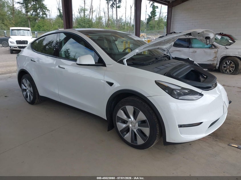 2023 Tesla Model y VIN 7SAYGDEE9PF909816 IAAI salvage auction — FRONT END, Bill Of Sale (Washington), sold $10,300 on 2026-07-23 (photo 1)