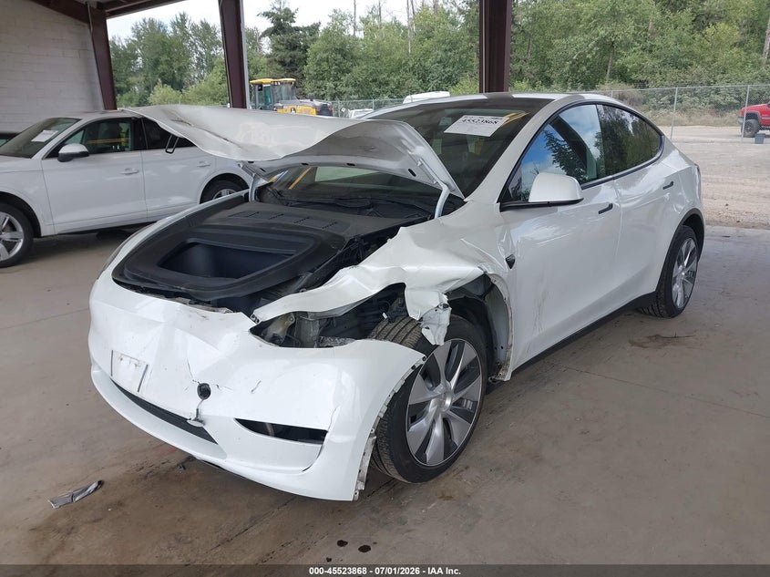 2023 Tesla Model y VIN 7SAYGDEE9PF909816 IAAI salvage auction — FRONT END, Bill Of Sale (Washington), sold $10,300 on 2026-07-23 (photo 2)