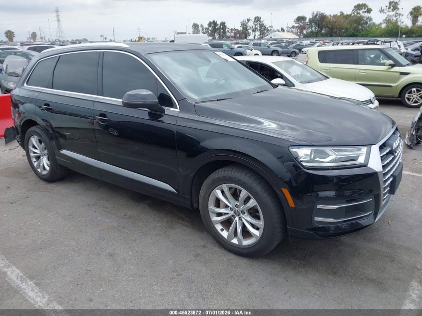 2017 Audi Q7 VIN WA1LHAF7XHD047289 IAAI salvage auction — REAR END, Salvage (California), sold $8,200 on 2026-07-16 (photo 1)