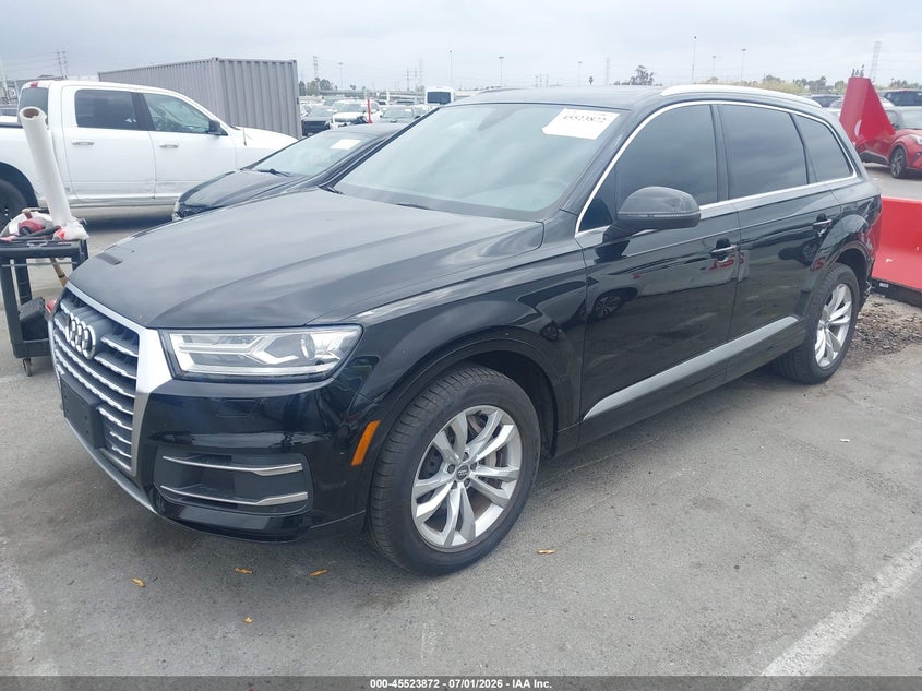 2017 Audi Q7 VIN WA1LHAF7XHD047289 IAAI salvage auction — REAR END, Salvage (California), sold $8,200 on 2026-07-16 (photo 2)