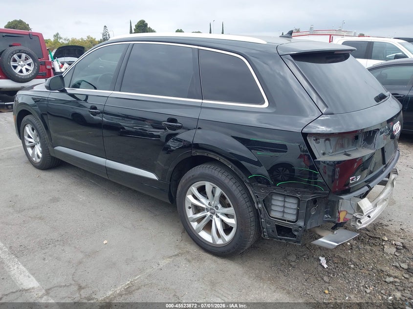 2017 Audi Q7 VIN WA1LHAF7XHD047289 IAAI salvage auction — REAR END, Salvage (California), sold $8,200 on 2026-07-16 (photo 3)