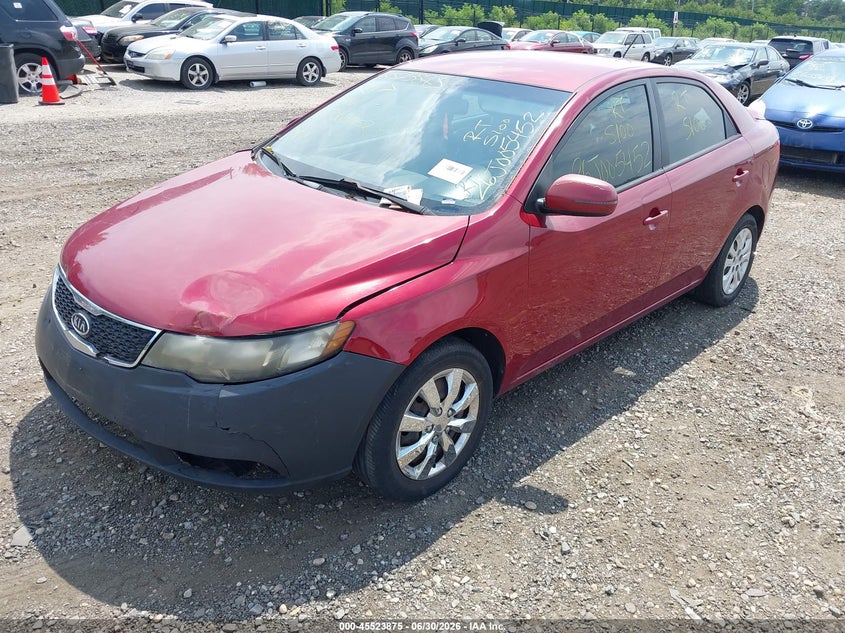 2012 Kia Forte VIN KNAFU4A20C5571434 IAAI salvage auction — FRONT & REAR, Salvage Title, sold $25 on 2026-07-28 (photo 2)