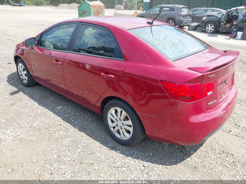 2012 Kia Forte VIN KNAFU4A20C5571434 IAAI salvage auction — FRONT & REAR, Salvage Title, sold $25 on 2026-07-28 (photo 3)