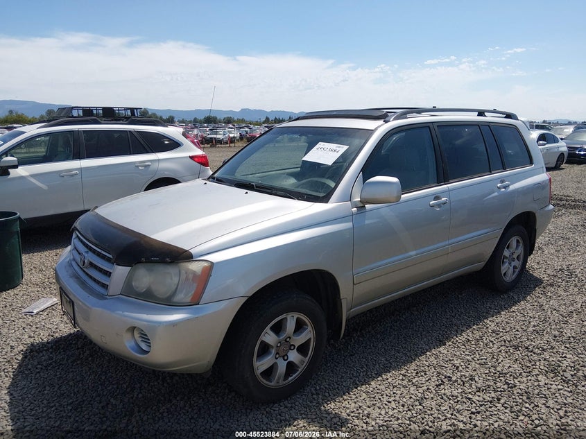 2001 Toyota Highlander VIN JTEGF21A310015461 IAAI salvage auction — NORMAL WEAR, Peddle Clear Public-Restricted (Oregon), sold $525 on 2026-07-29 (photo 2)