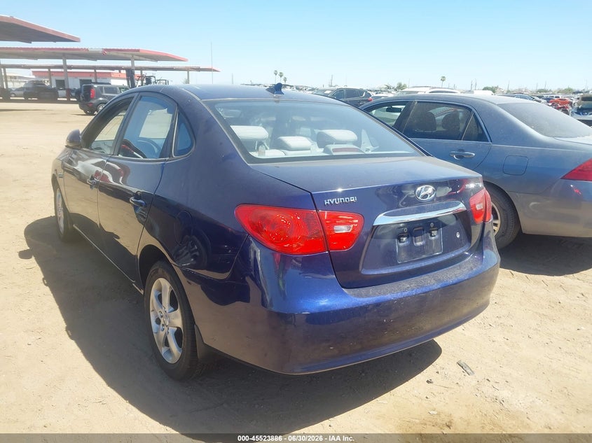 2010 Hyundai Elantra VIN KMHDU4AD8AU908183 IAAI salvage auction — NORMAL WEAR, Clear (Illinois), sold $750 on 2026-07-07 (photo 3)