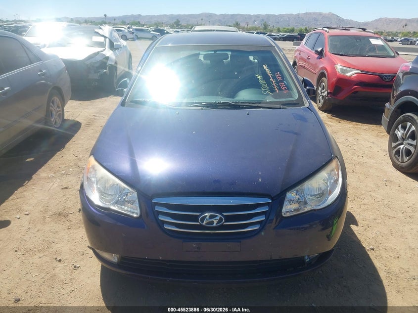 2010 Hyundai Elantra VIN KMHDU4AD8AU908183 IAAI salvage auction — NORMAL WEAR, Clear (Illinois), sold $750 on 2026-07-07 (photo 6)