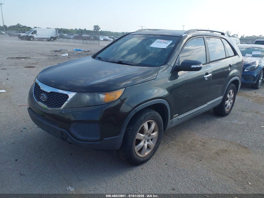 2012 Kia Sorento VIN 5XYKTDA26CG224640 IAAI salvage auction — NORMAL WEAR, Clear (Louisiana), sold $1,300 on 2026-07-14 (photo 2)