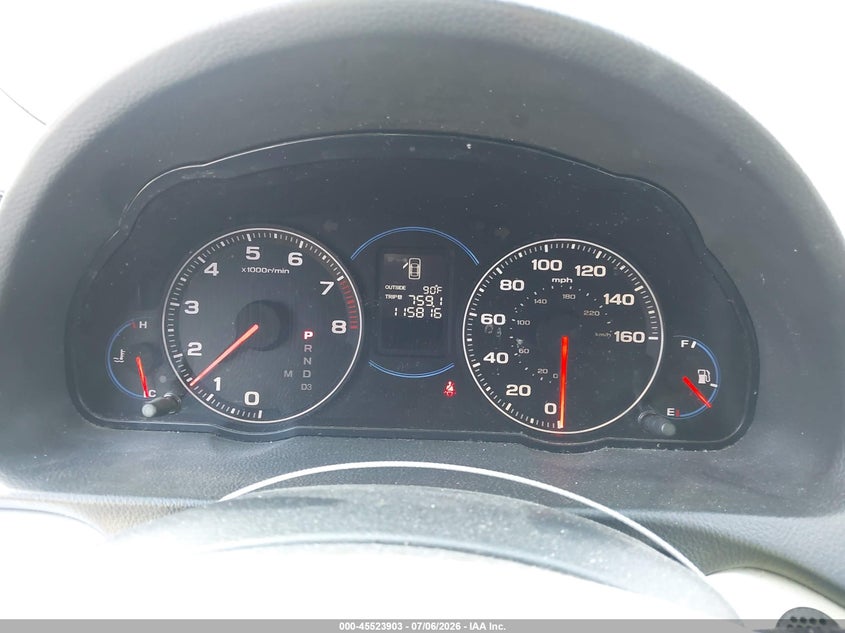 2005 Acura Tsx VIN JH4CL96855C016592 IAAI salvage auction — NORMAL WEAR, Original (Alaska), sold $725 on 2026-07-21 (photo 7)
