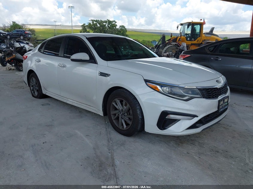 2019 Kia Optima VIN 5XXGT4L35KG348557 IAAI salvage auction — NORMAL WEAR, Clear (Florida), sold $850 on 2026-07-21 (photo 1)