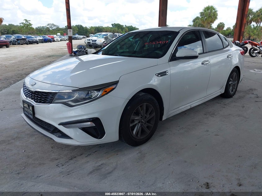 2019 Kia Optima VIN 5XXGT4L35KG348557 IAAI salvage auction — NORMAL WEAR, Clear (Florida), sold $850 on 2026-07-21 (photo 2)