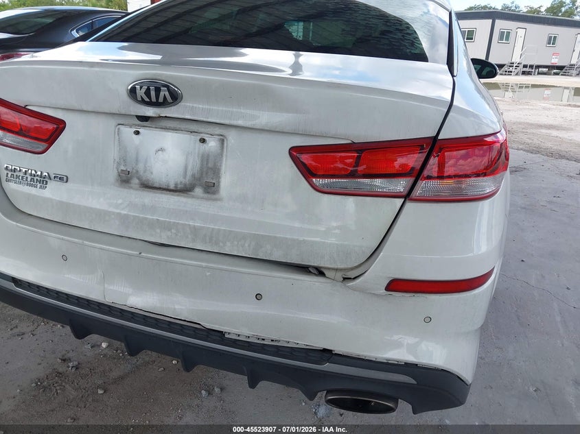 2019 Kia Optima VIN 5XXGT4L35KG348557 IAAI salvage auction — NORMAL WEAR, Clear (Florida), sold $850 on 2026-07-21 (photo 6)