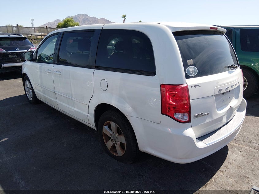 2013 Dodge Caravan VIN 2C4RDGBG1DR723219 IAAI salvage auction — NORMAL WEAR, Clear (Nevada), sold $325 on 2026-07-24 (photo 3)