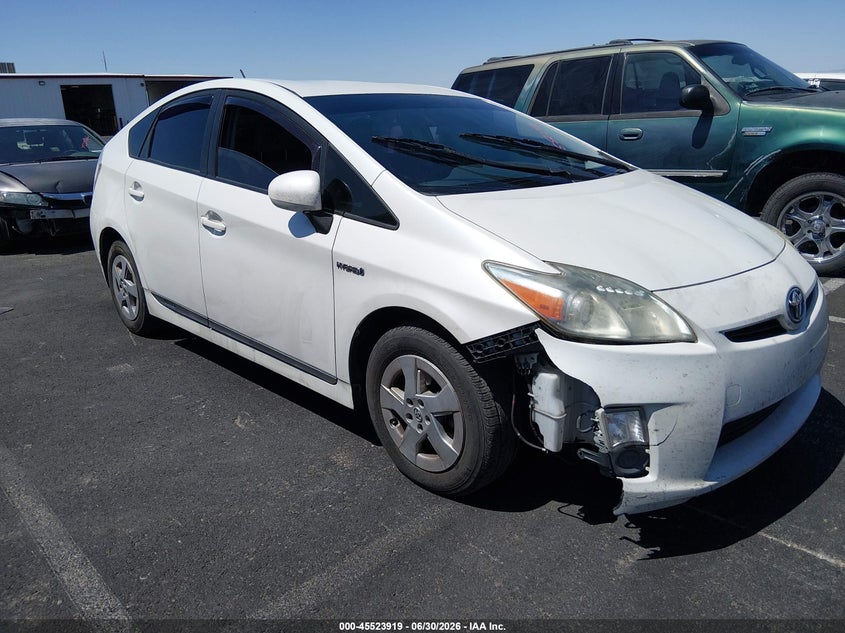 2011 Toyota Prius VIN JTDKN3DU4B0302287 IAAI salvage auction — NORMAL WEAR, Clear (Nevada), sold $2,050 on 2026-07-10 (photo 1)