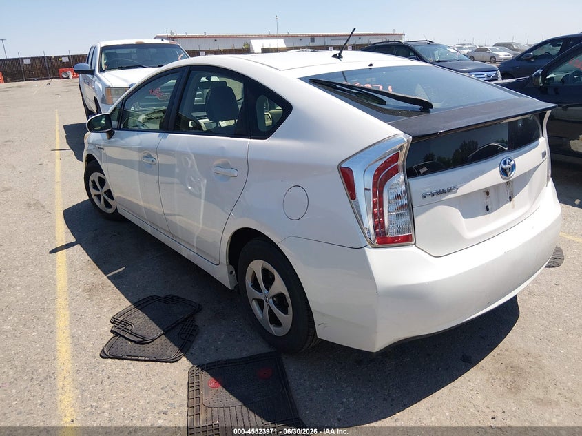 2013 Toyota Prius VIN JTDKN3DU5D5550019 IAAI salvage auction — NORMAL WEAR, Clear (Colorado), sold $3,050 on 2026-07-07 (photo 3)