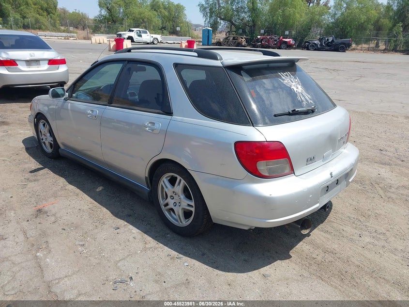 2003 Subaru Impreza VIN JF1GG29683H802613 IAAI salvage auction — NORMAL WEAR, Clear - Dealer Only (California), sold $1,325 on 2026-07-07 (photo 3)