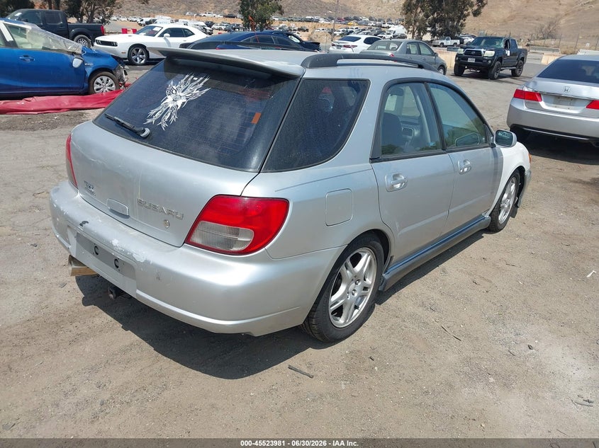 2003 Subaru Impreza VIN JF1GG29683H802613 IAAI salvage auction — NORMAL WEAR, Clear - Dealer Only (California), sold $1,325 on 2026-07-07 (photo 4)