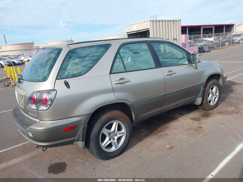 2001 Lexus Rx 300 VIN JTJHF10U110176872 IAAI salvage auction — NORMAL WEAR, Clear (Hawaii), sold $150 on 2026-07-28 (photo 4)